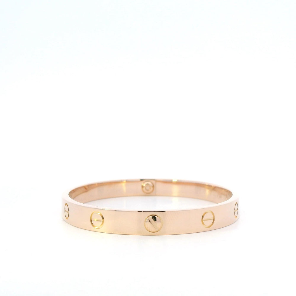 Cartier Love Bracelet 18kr Sz 17