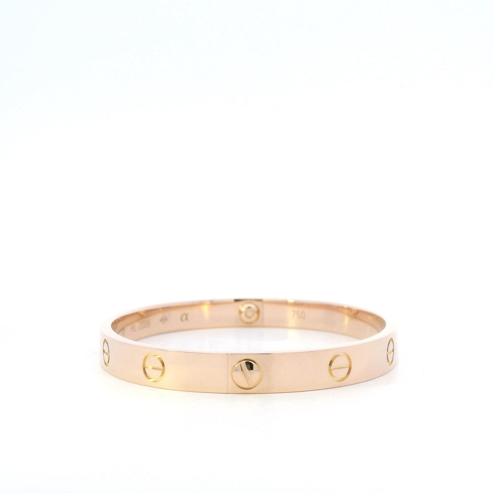 Cartier Love Bracelet 18kr Sz 17
