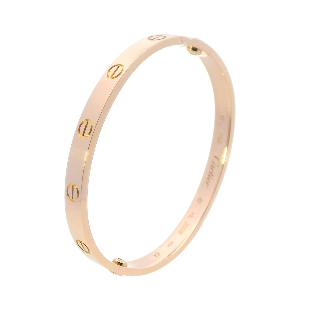 Cartier Love Bracelet 18kr Sz 17