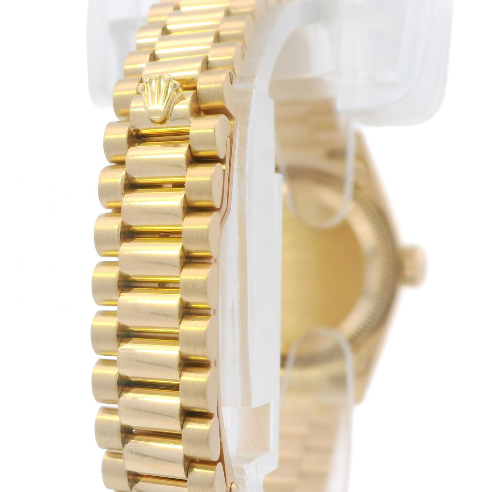 Rolex Datejust 26mm 18k YG 10-Diamond Dial Marker 69258G