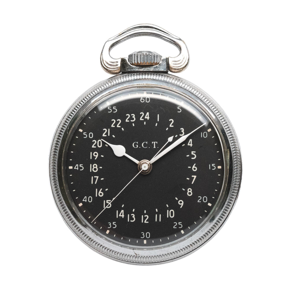 Hamilton GCT AN 5740 SS WWII Military Pocket Watch