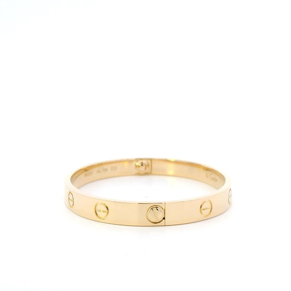 Cartier Love Bracelet 18ky Size 16