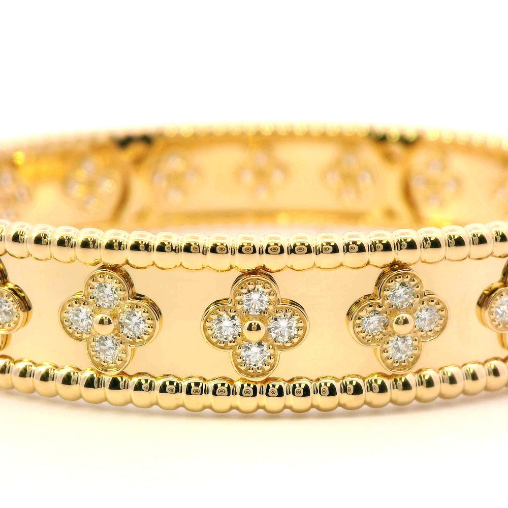 VCA Perlee Clovers Diamond bracelet XS(14.5cm) 18ky pap
