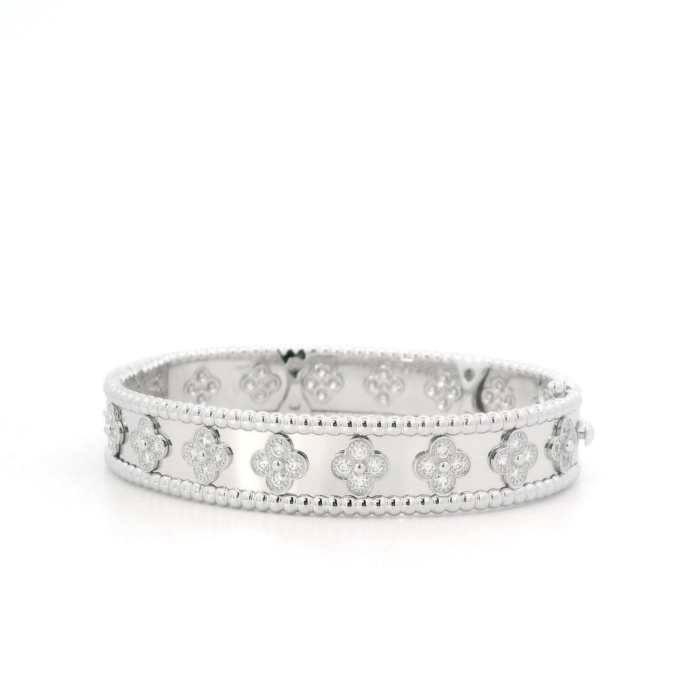 VCA Perlee Clovers Diamond bracelet XS(14.5cm) 18kw pap