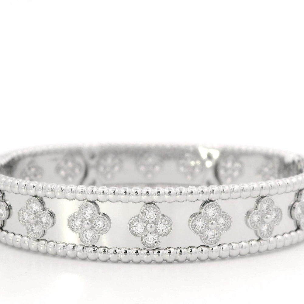 VCA Perlee Clovers Diamond bracelet XS(14.5cm) 18kw pap