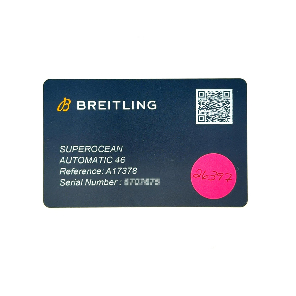Breitling SuperOcean 46MM SS REF# A17378