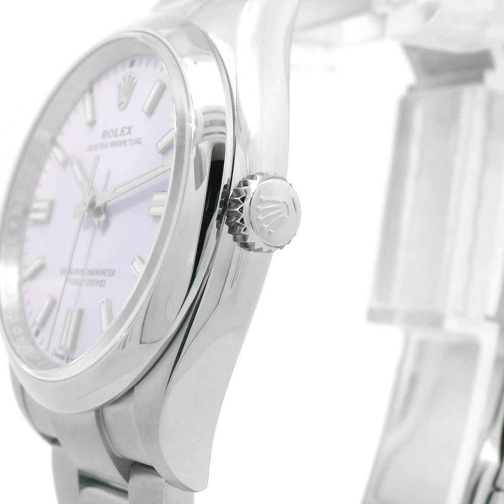 Rolex OP 36mm SS Lavender Dial 126000 card