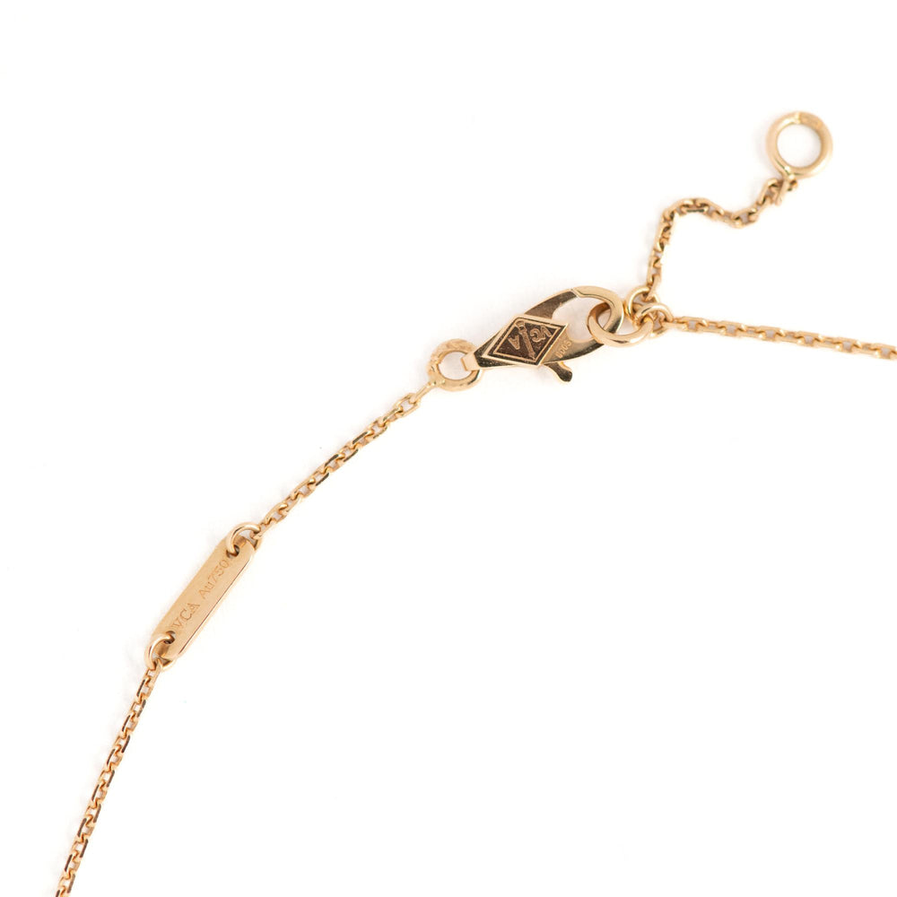 Van Cleef & Arpels Sweet Alhambra MOP Necklace pap