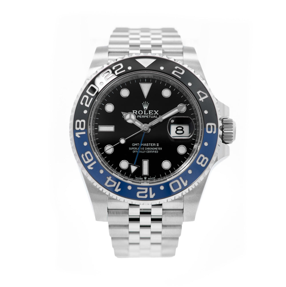 Rolex GMT Master II Batgirl SS 126710BLNR B&P
