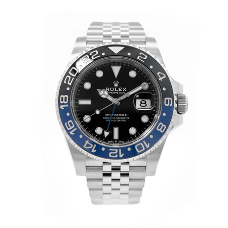 Rolex GMT Master II Batgirl SS 126710BLNR B&P