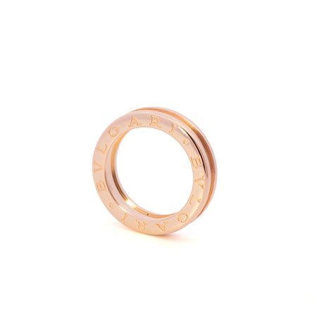 Bulgari B.zero1 18k Rose Gold Size 50