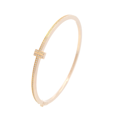 Tiffany&Co Diamond Bracelet 18k Yellow Gold