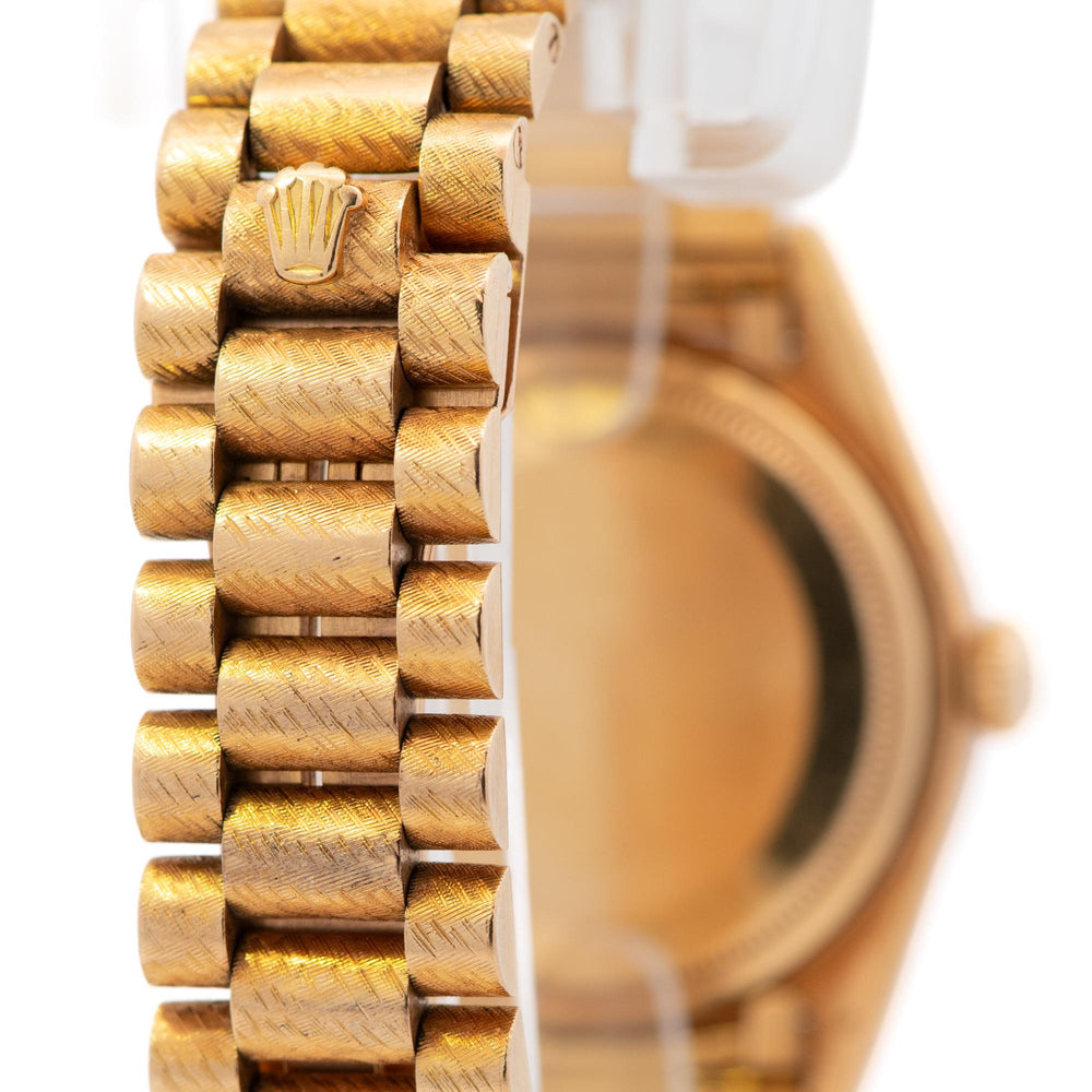 Rolex 36mm Day-Date 1803 18k Yellow Gold Diamond Dial & Bezel