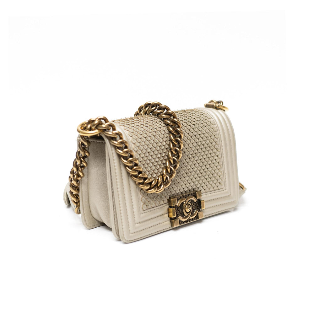 Chanel Paris-Dubai Small Light Gold Lambskin