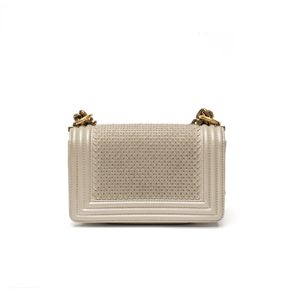 Chanel Paris-Dubai Small Light Gold Lambskin