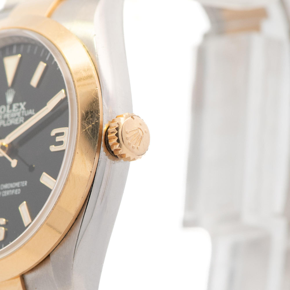 Rolex Explorer Rolesor 36mm SS/YG 124273 card
