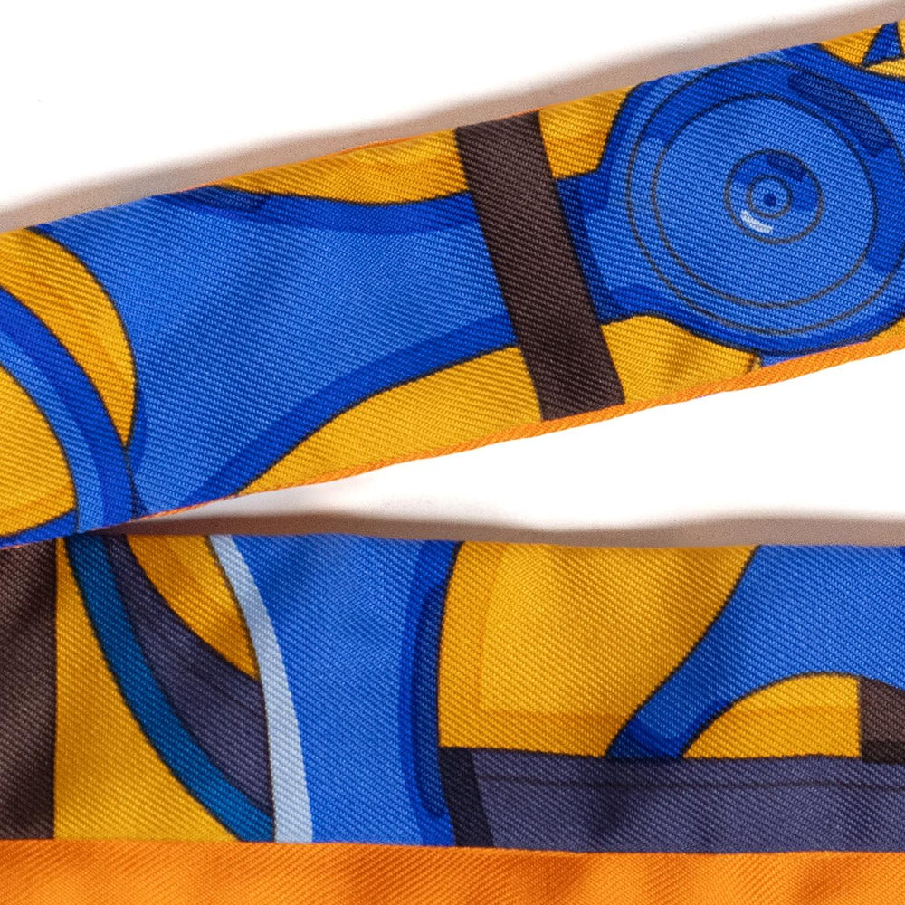 Hermes Panoplie Equestre Silk Twilly Scarf