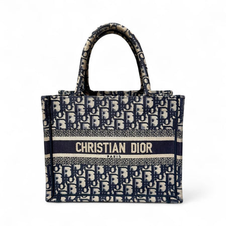 Christain Dior Oblique Jacquard Small Book Tote