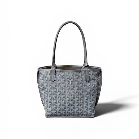 Goyard Mini Anjou Reversible Tote in Gray Goyardine