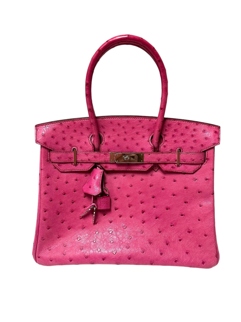 Hermes Pink Ostrich Birkin 30 (2004)