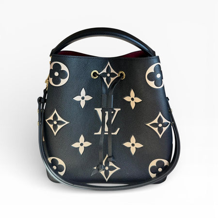 Louis Vuitton Black Monogram Giant NéoNoé MM Bucket Bag