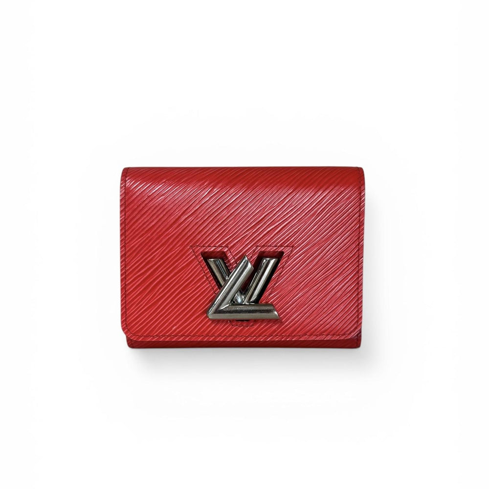 Louis Vuitton Red Epi Leather Twist Wallet