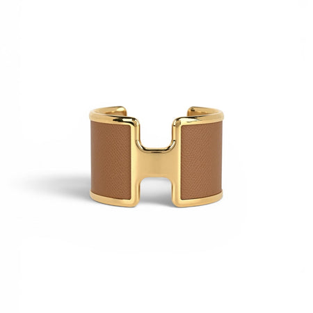 Hermes Gold Olympe Cuff Bracelet