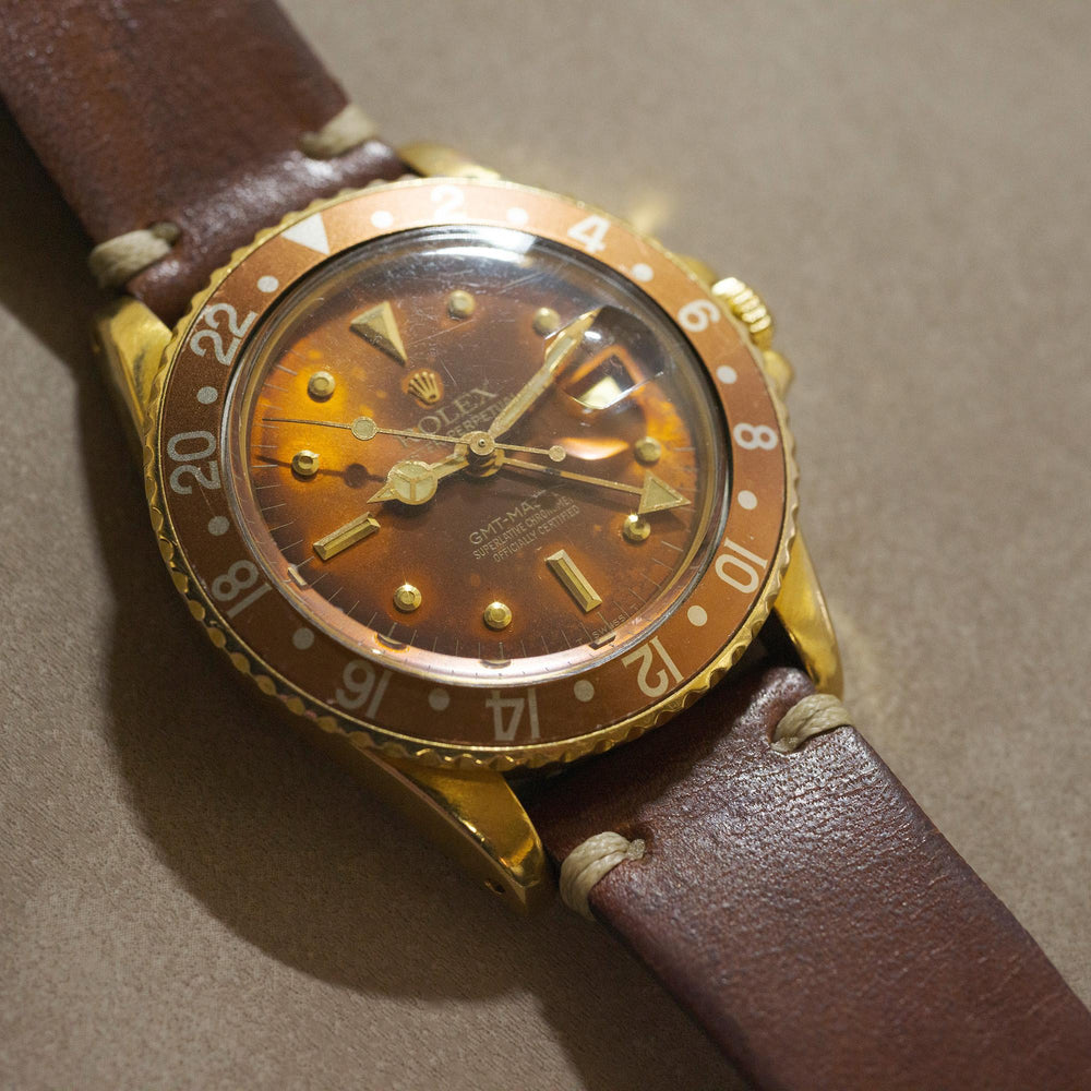 Rolex 1979 40mm 18k YG Brown Bezel GMT Master 1675