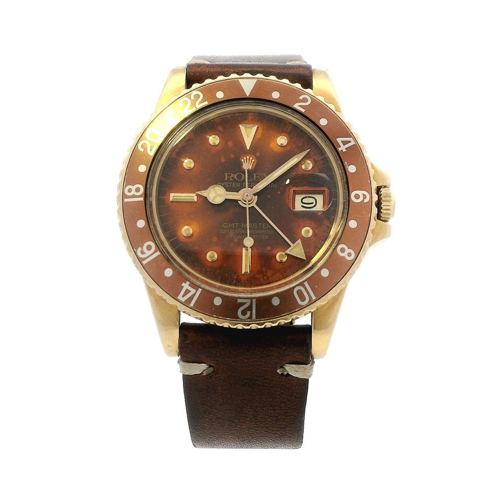 Rolex 1979 40mm 18k YG Brown Bezel GMT Master 1675