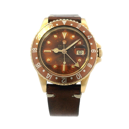 Rolex 1979 40mm 18k YG Brown Bezel GMT Master 1675