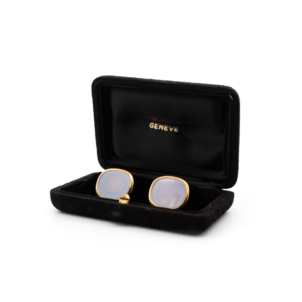 Patek Philippe 18k Yellow Gold Ellipse Cuff Links