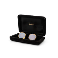 Patek Philippe 18k Yellow Gold Ellipse Cuff Links