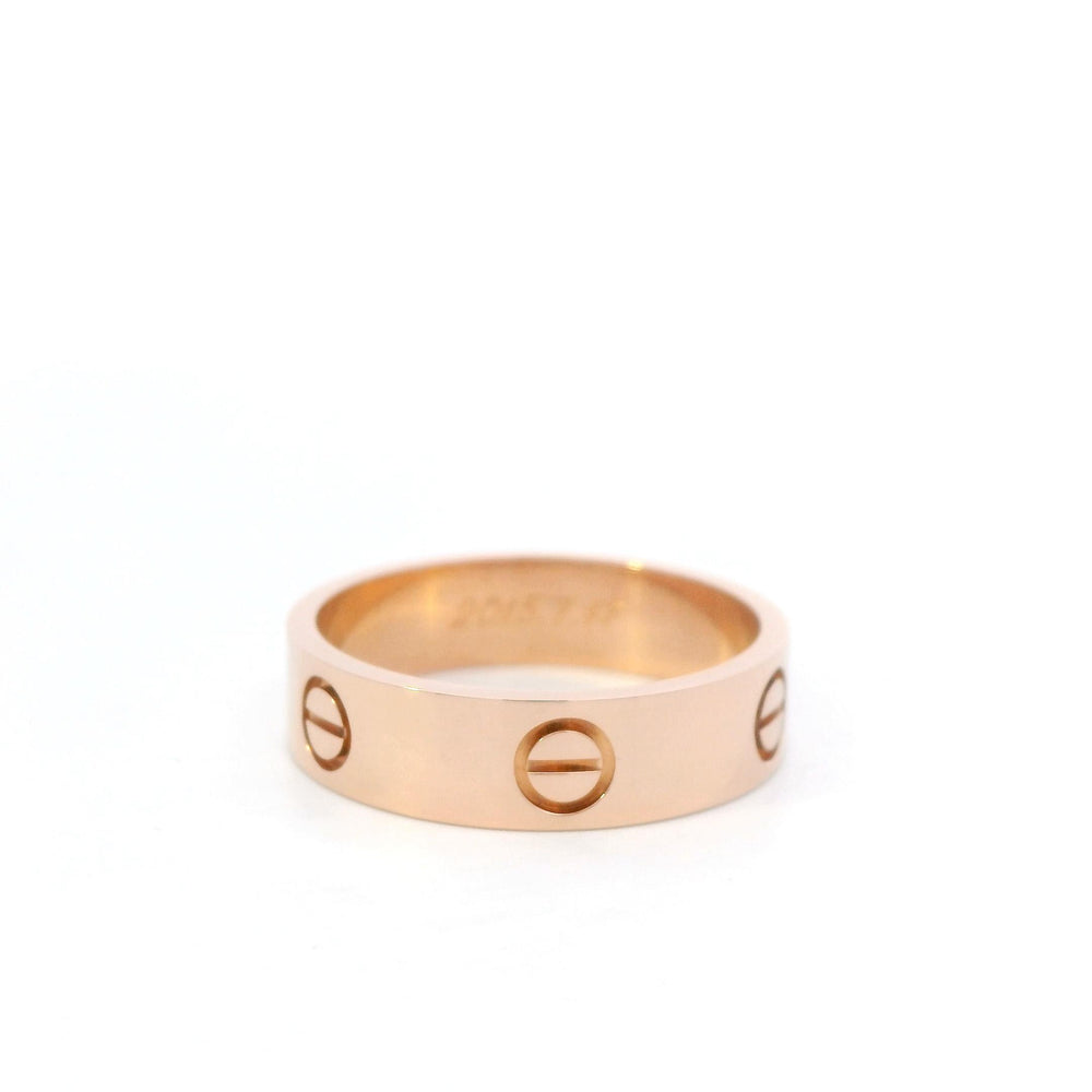 Cartier Classic Love Ring 18K Rose Gold Size 60
