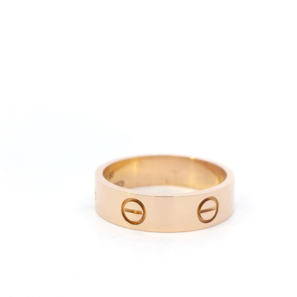 Cartier Classic Love Ring 18K Rose Gold Size 60
