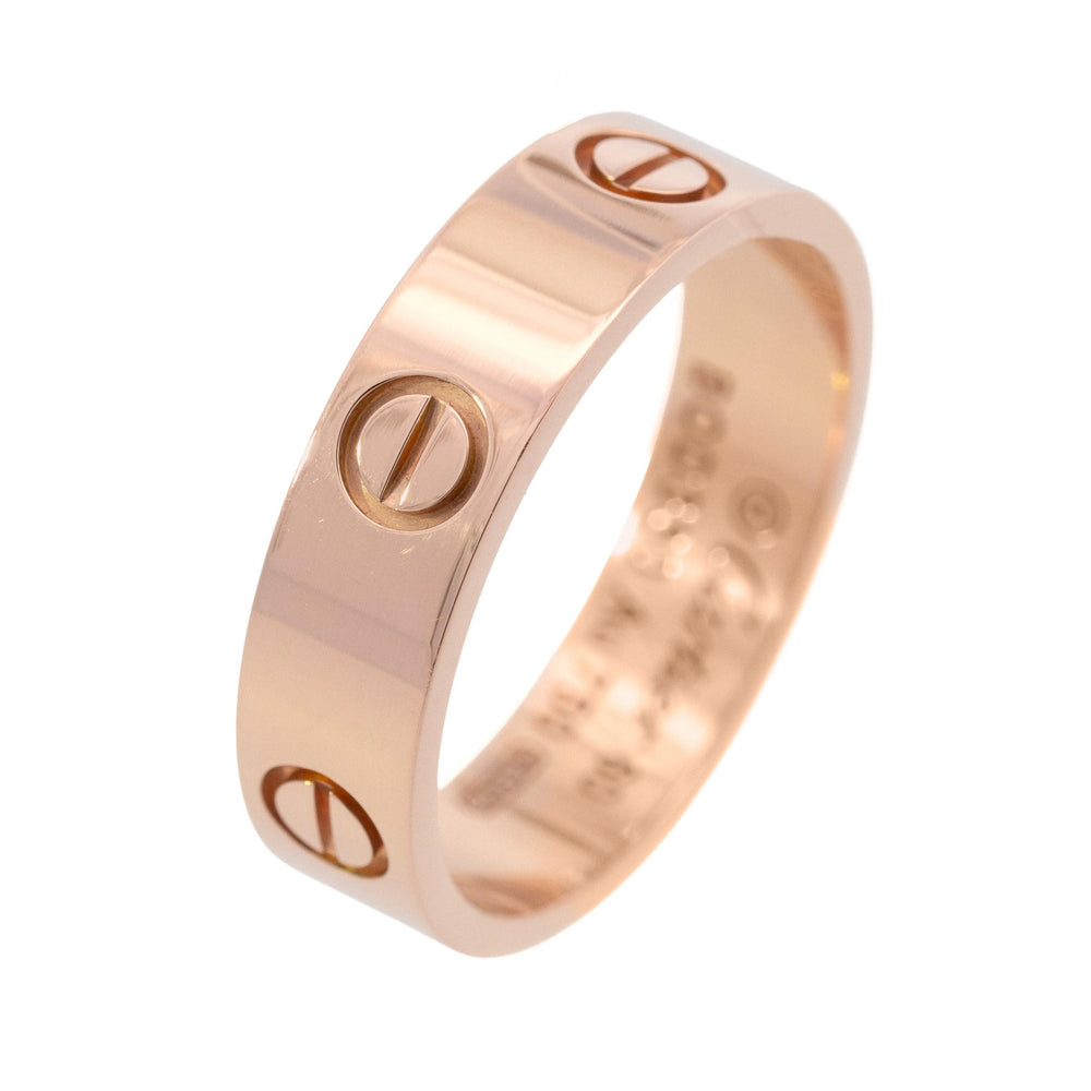 Cartier Classic Love Ring 18K Rose Gold Size 60