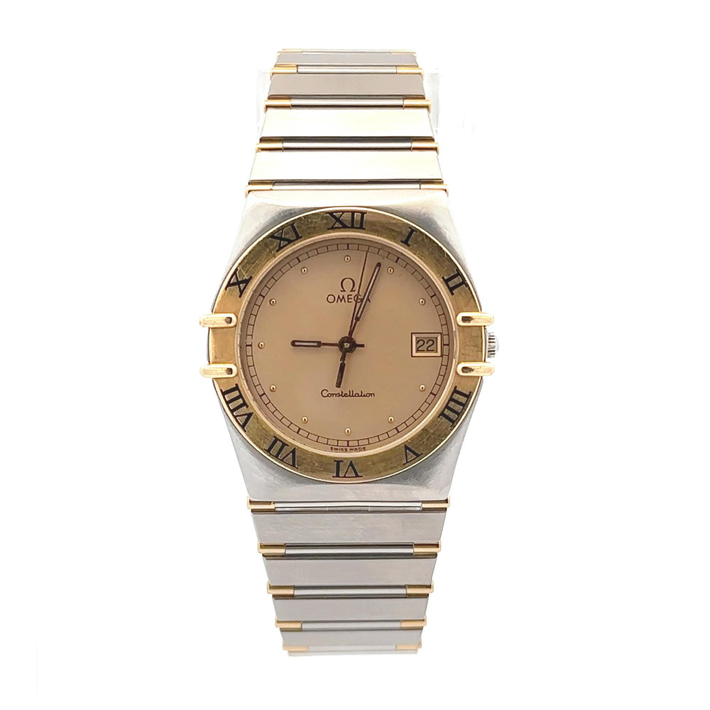 Omega Constellation 34mm SS/Yellow Gold