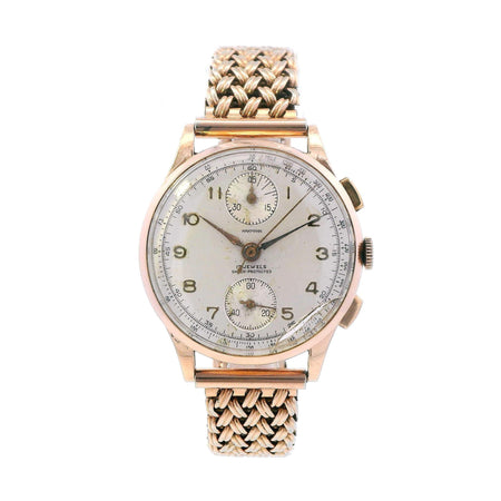 Wakman Vintage Choronograph 18k Rose Gold