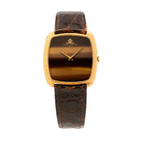 Baume & Mercier 18k Tiger's Eye Dial YG 37213