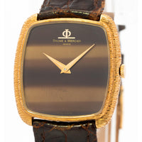 Baume & Mercier 18k Tiger's Eye Dial YG 37213