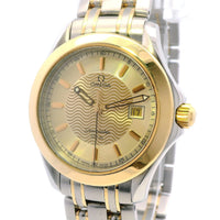 Omega Seamaster 36mm Quartz 18k Yellow Gold