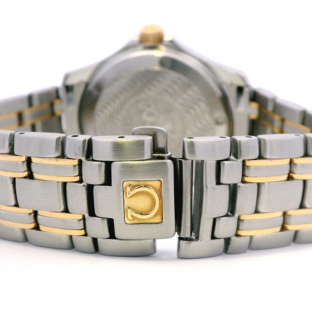 Omega Seamaster 36mm Quartz 18k Yellow Gold