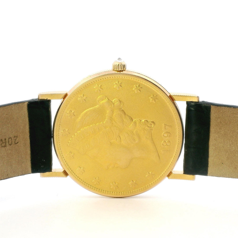 Corum 1897-D $20 Liberty 35mm 18K YG