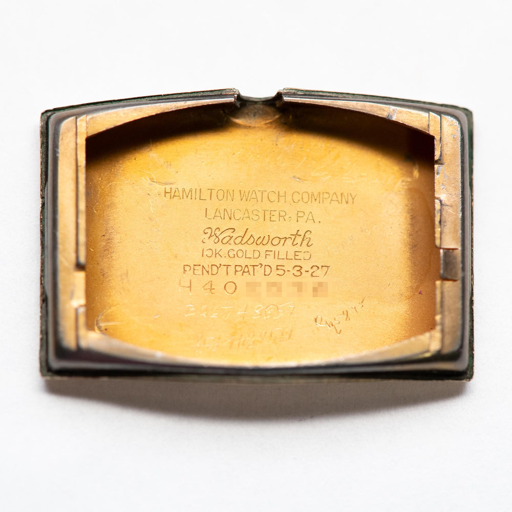 Hamilton Doctor's Art Deco YG 21x41mm