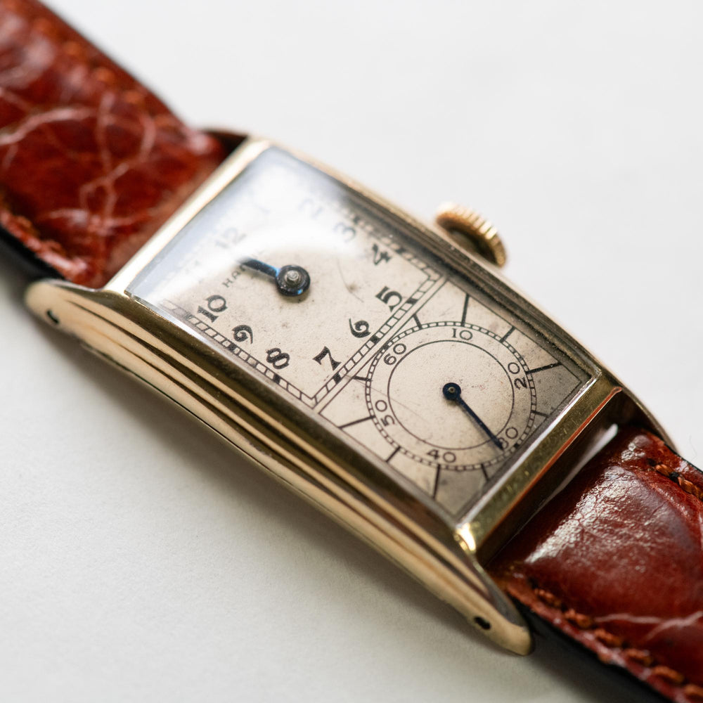 Hamilton Doctor's Art Deco YG 21x41mm