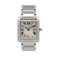 Cartier Tank Medium Francaise Stainless Steel 2465
