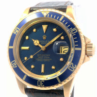 Rolex Submariner 18k YG 1680 Custom Band