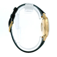 Omega Seamaster 34mm 18k Yellow Gold / Leather band