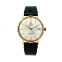 Omega Seamaster 34mm 18k Yellow Gold / Leather band