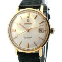 Omega Seamaster 34mm 18k Yellow Gold / Leather band