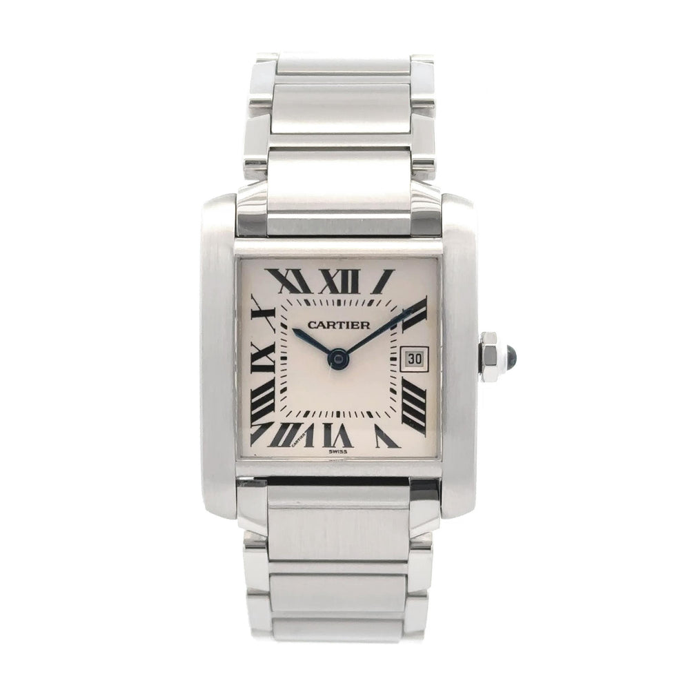 Cartier Tank Francaise Medium Stainless Steel 2485